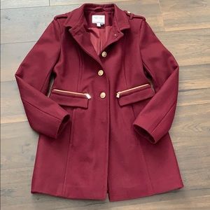 ✨24 hr sale✨Gorgeous Burgundy Nautica Coat